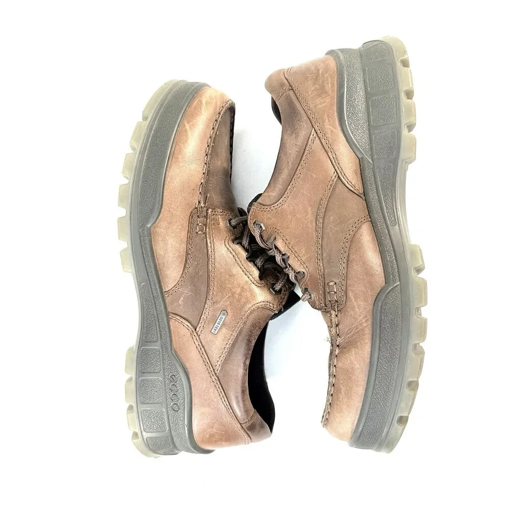 Ecco Track II Gore-Tex A 00194400741 Mens Brown Lace Up Hiking Shoes EU 42 US 8